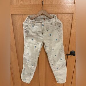 Pilcro embroidered pants size 27